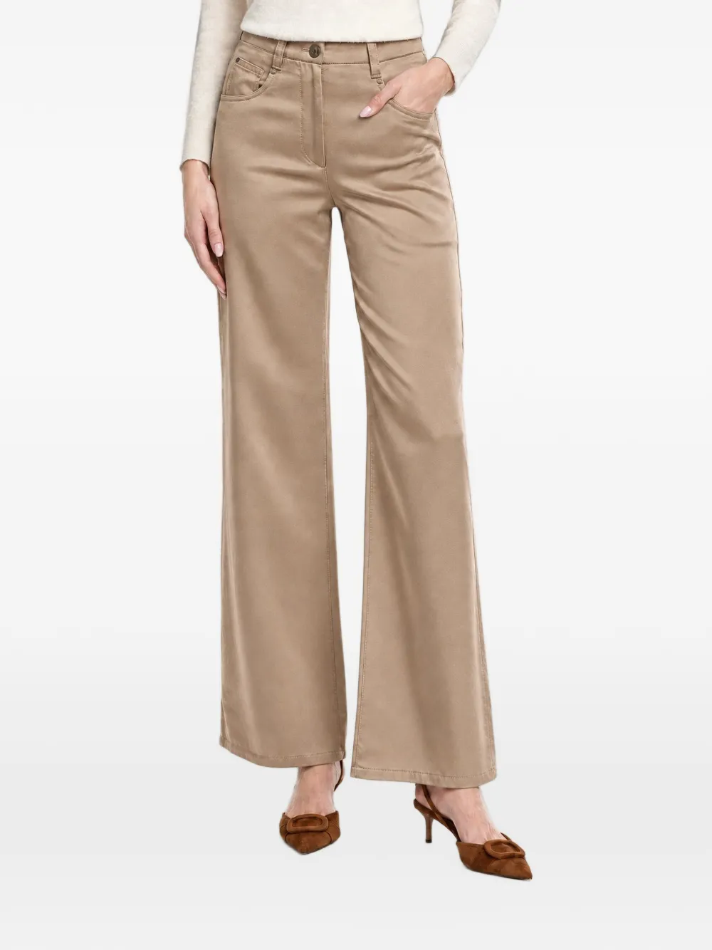 Brunello Cucinelli Ausgestellte Hose - Braun
