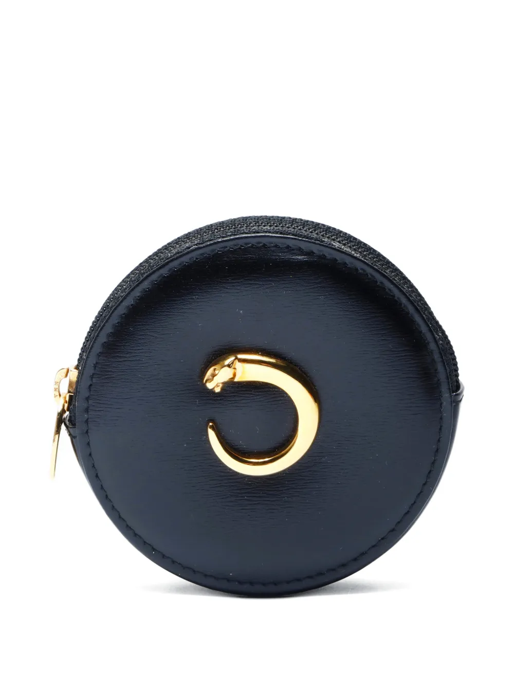 Cartier 2000-2020s Panthere panther-palque coin holder – Black