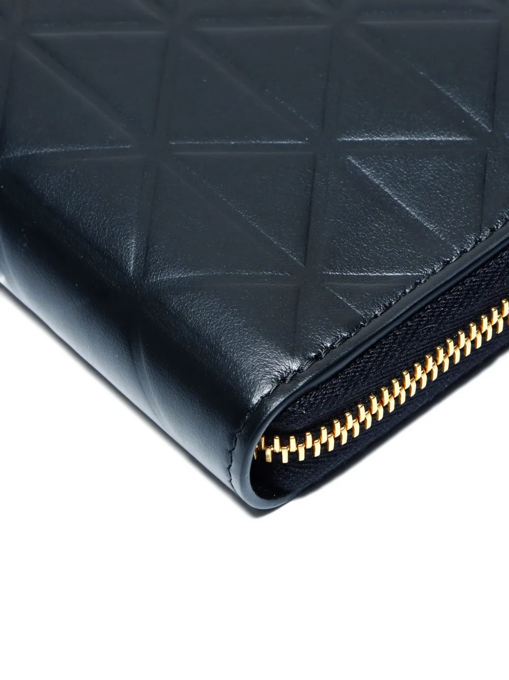 Pre-owned Prada 三角形logo拉链钱包（2020-2025年典藏款） In Black