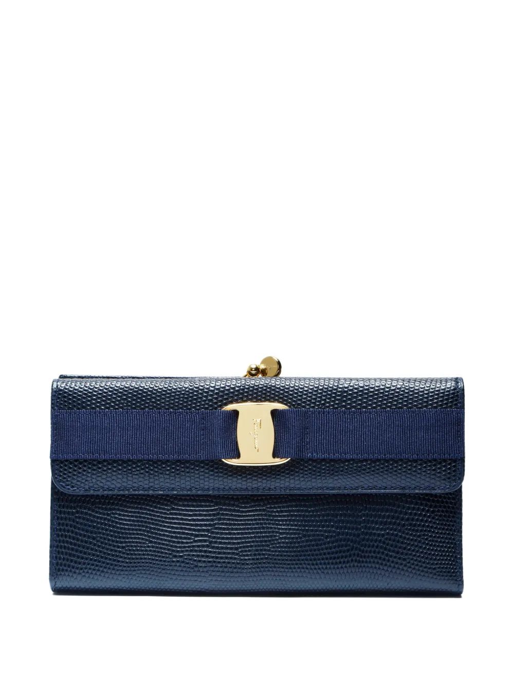 Ferragamo Pre-Owned 1990-2000s Vara leather wallet | Blue | Image 1