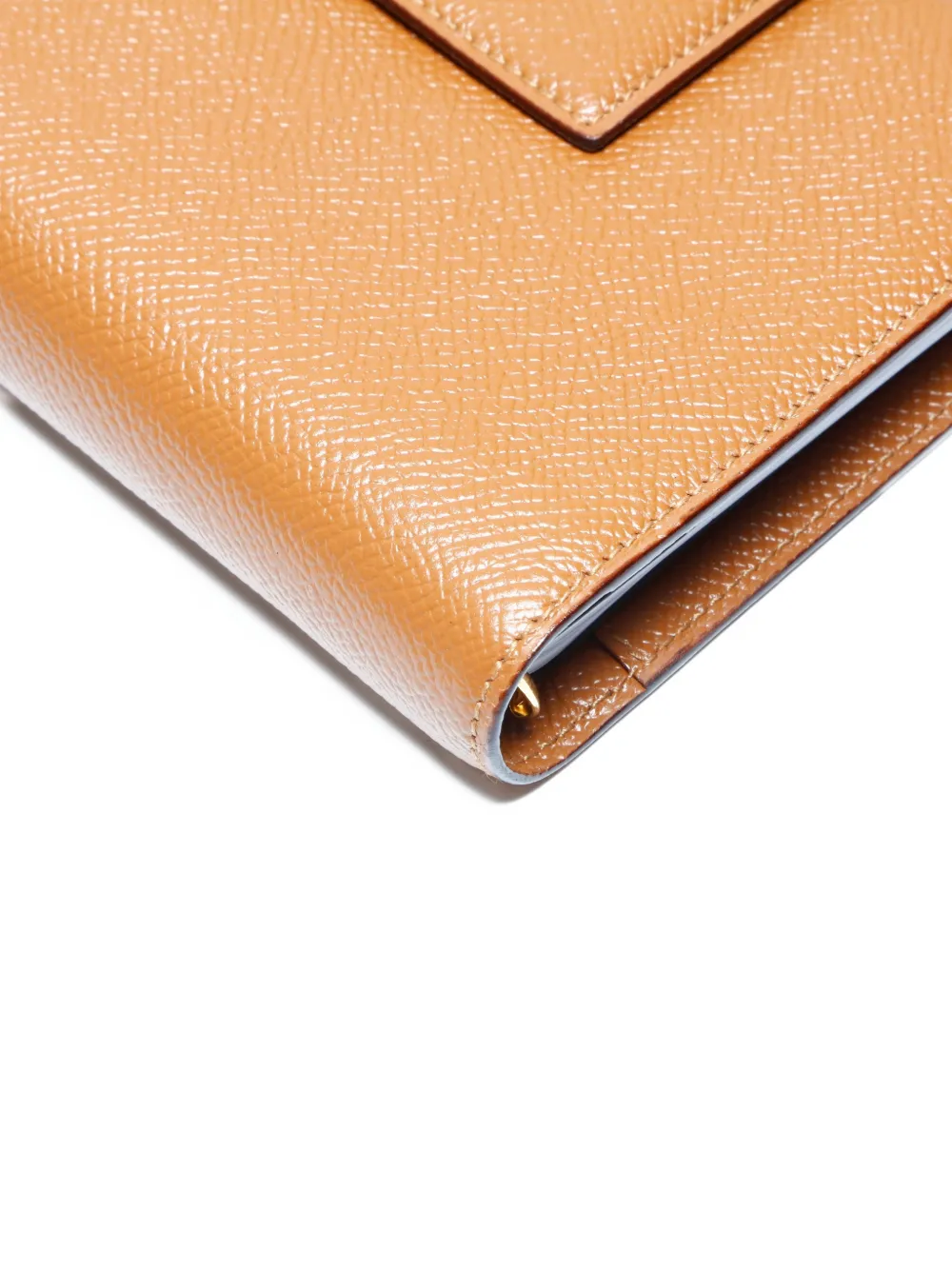 Pre-owned Bvlgari 2006 Leather Book Holder In Brown