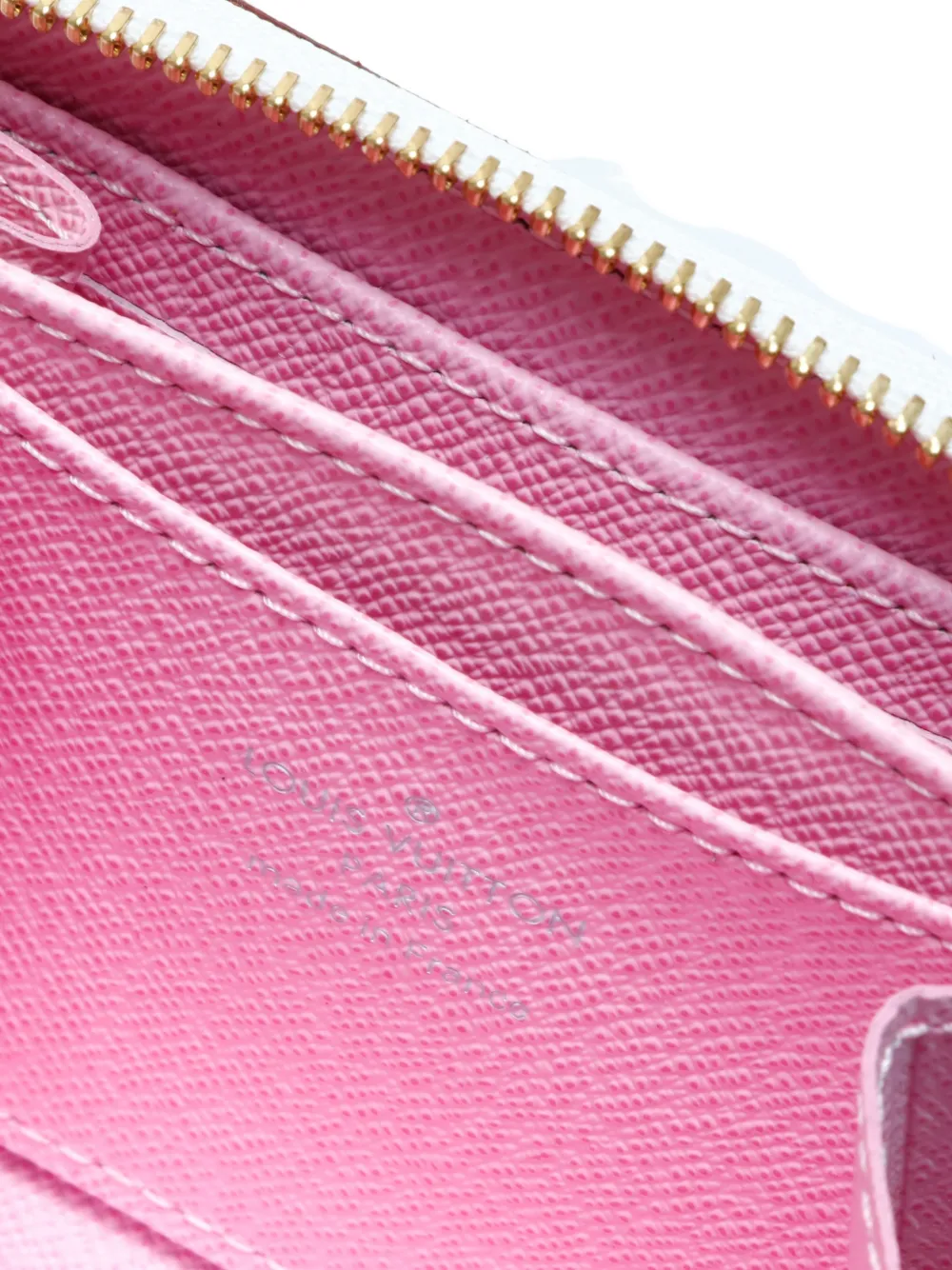 Pre-owned Louis Vuitton X Takashi Murakami 2013 Monogram Multicolor Zip Wallet In White