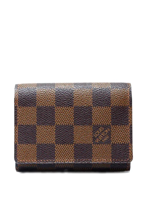Louis Vuitton Pre-Owned 2010 Damier Ebène canvas cardholder