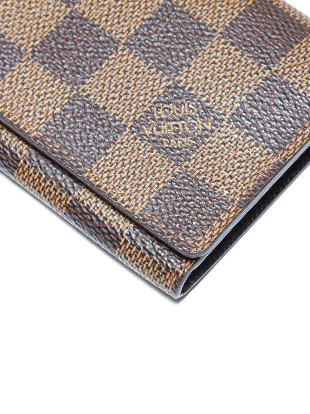 Pre-owned Louis Vuitton 2010 Damier Ebène Canvas Cardholder In Brown