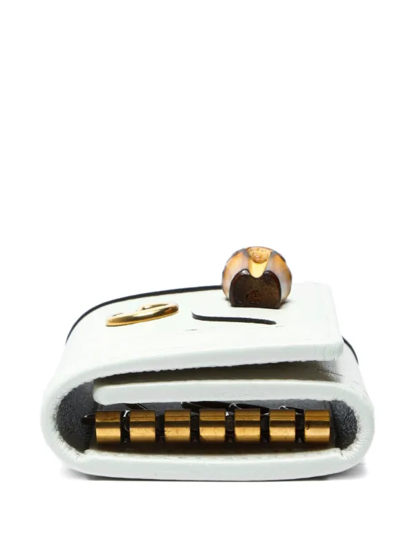 Gucci Pre-Owned 2020-2025 バンブーキーホルダー | ホワイト