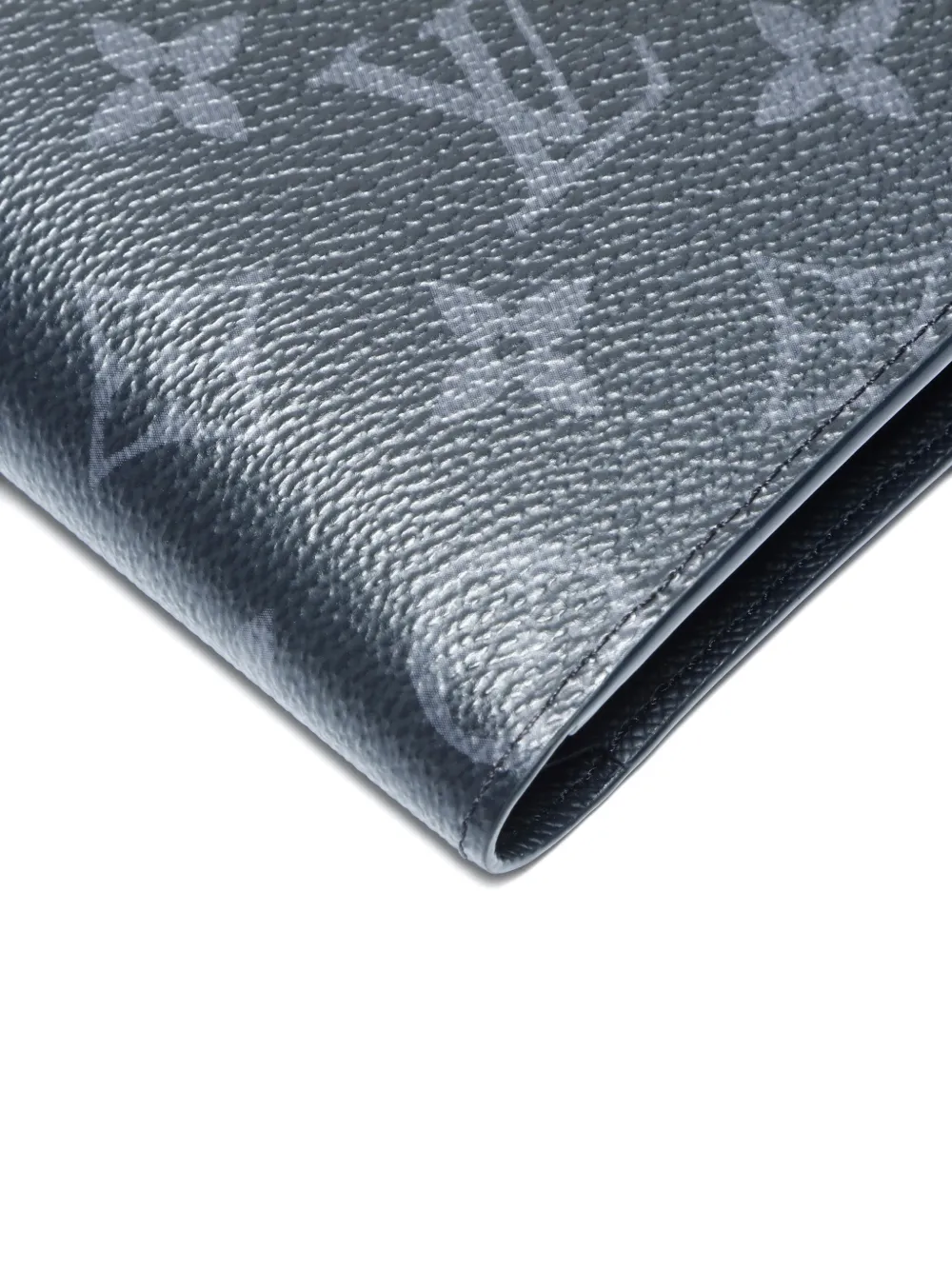 LOUIS VUITTON Pre-owned 2021-2025 Marco Nm Monogram Eclipse Wallet In Black