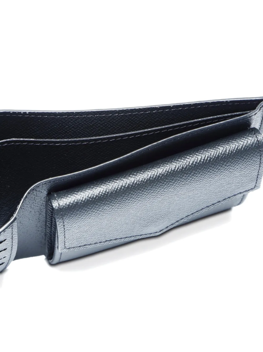 LOUIS VUITTON Pre-owned 2021-2025 Marco Nm Monogram Eclipse Wallet In Black