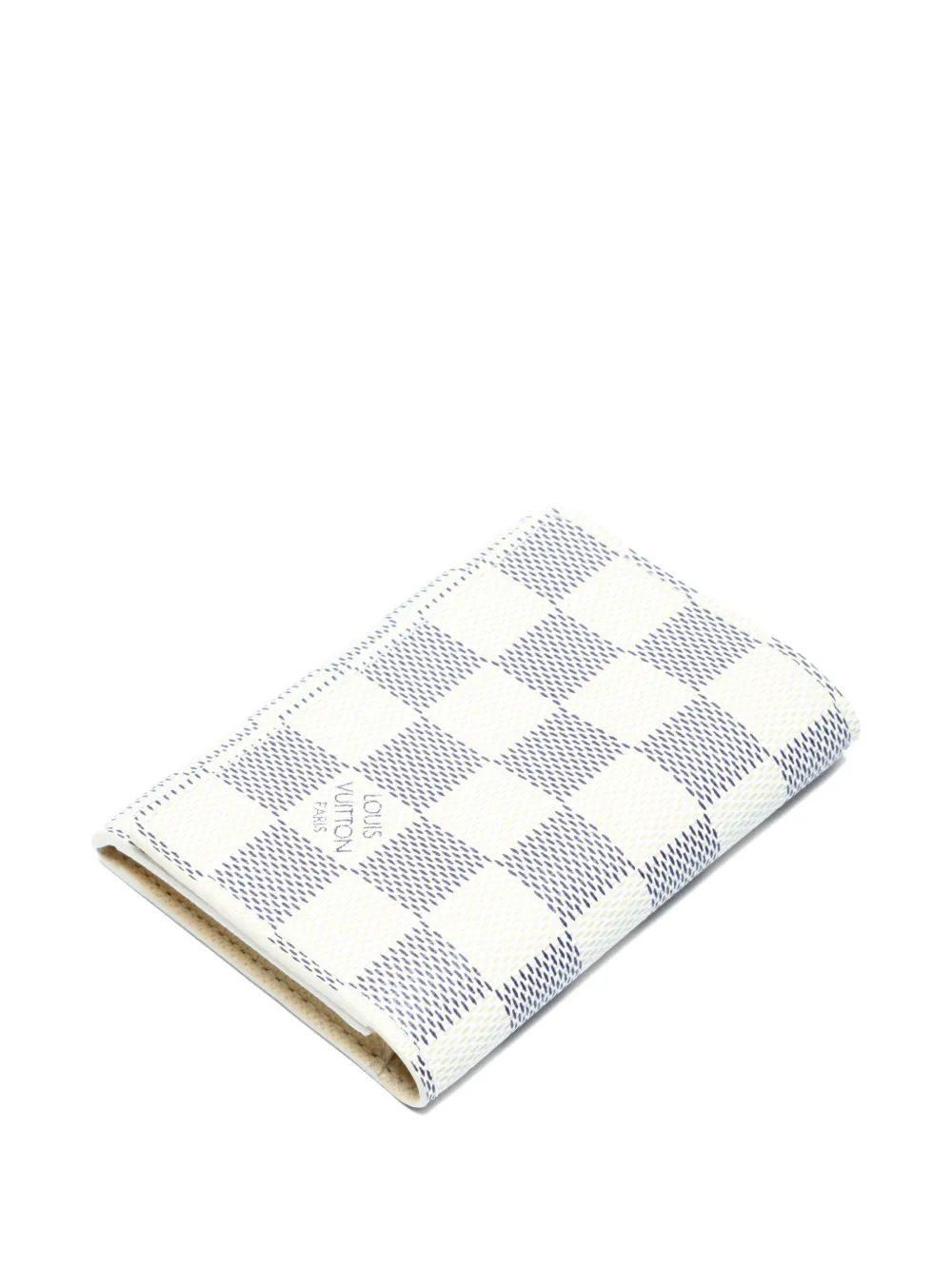 LOUIS VUITTON Pre-owned 2007 Damier Azur Canvas Wallet In White