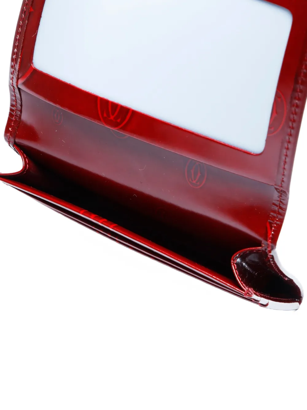 Pre-owned Cartier 2000s Happy Birthday Card Holder In Red