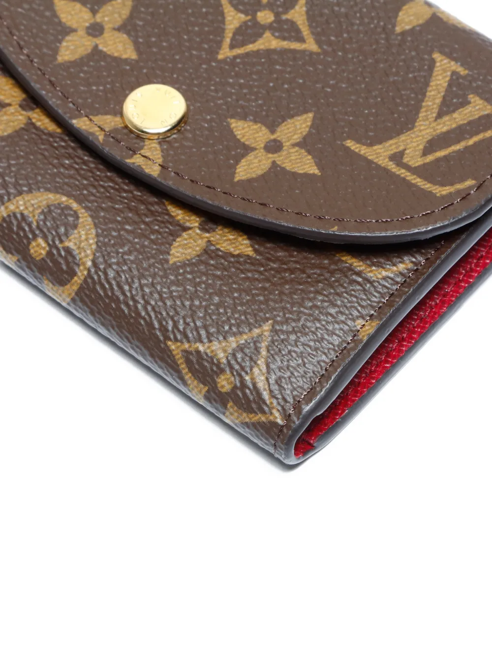 LOUIS VUITTON Pre-owned 2021-2025 Rosalie Monogram Wallet In Brown