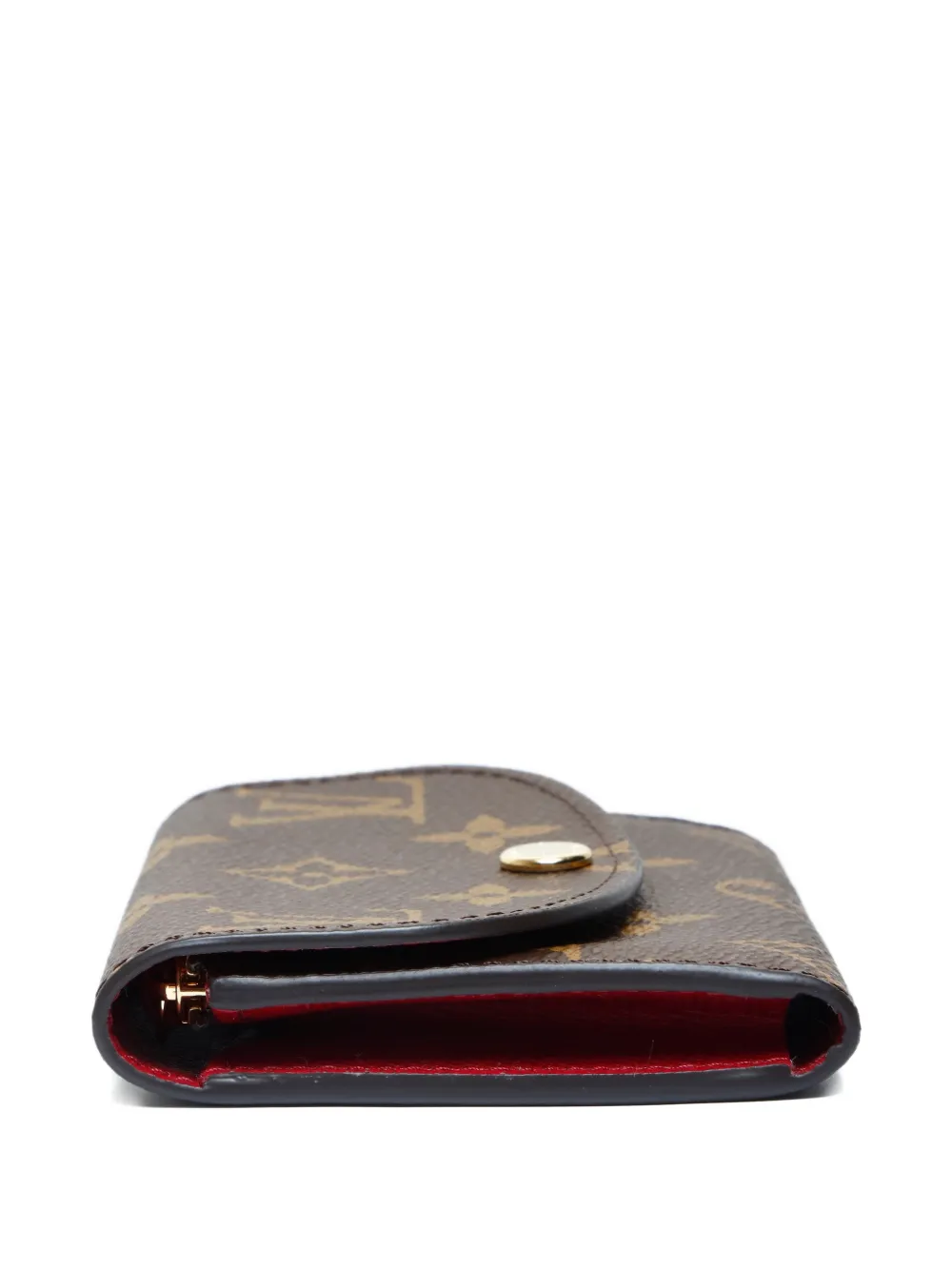 LOUIS VUITTON Pre-owned 2021-2025 Rosalie Monogram Wallet In Brown