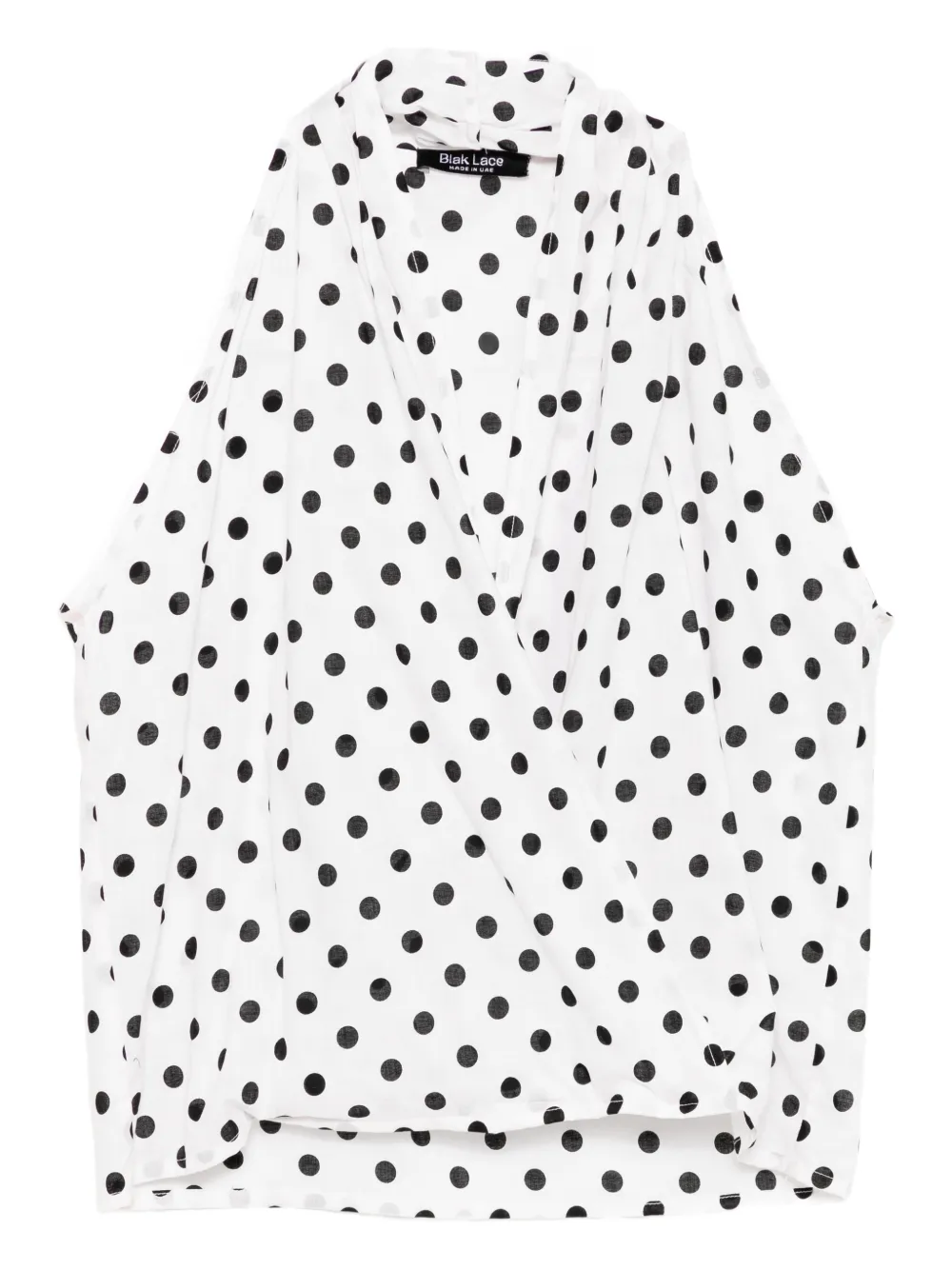 BLAKLACE polka-dot blouse | White | Image 1