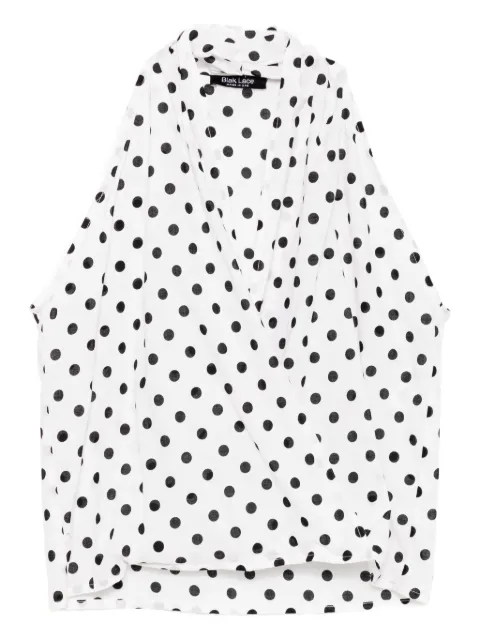BLAKLACE polka-dot blouse