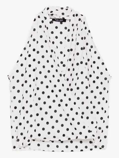 BLAKLACE blusa con estampado de lunares