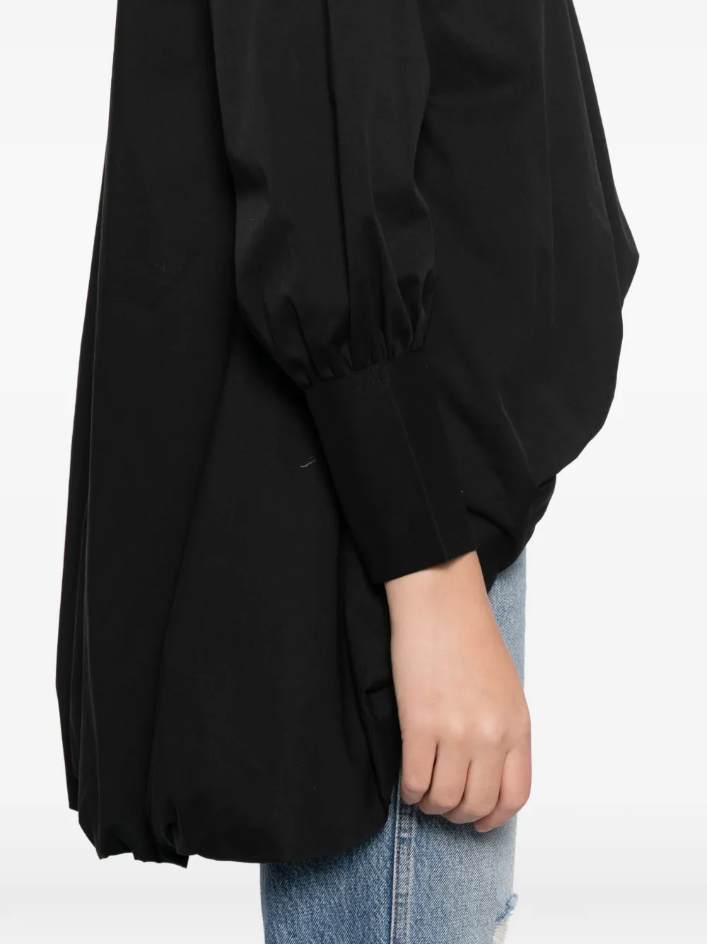 Blaklace Long-sleeved Top In Black