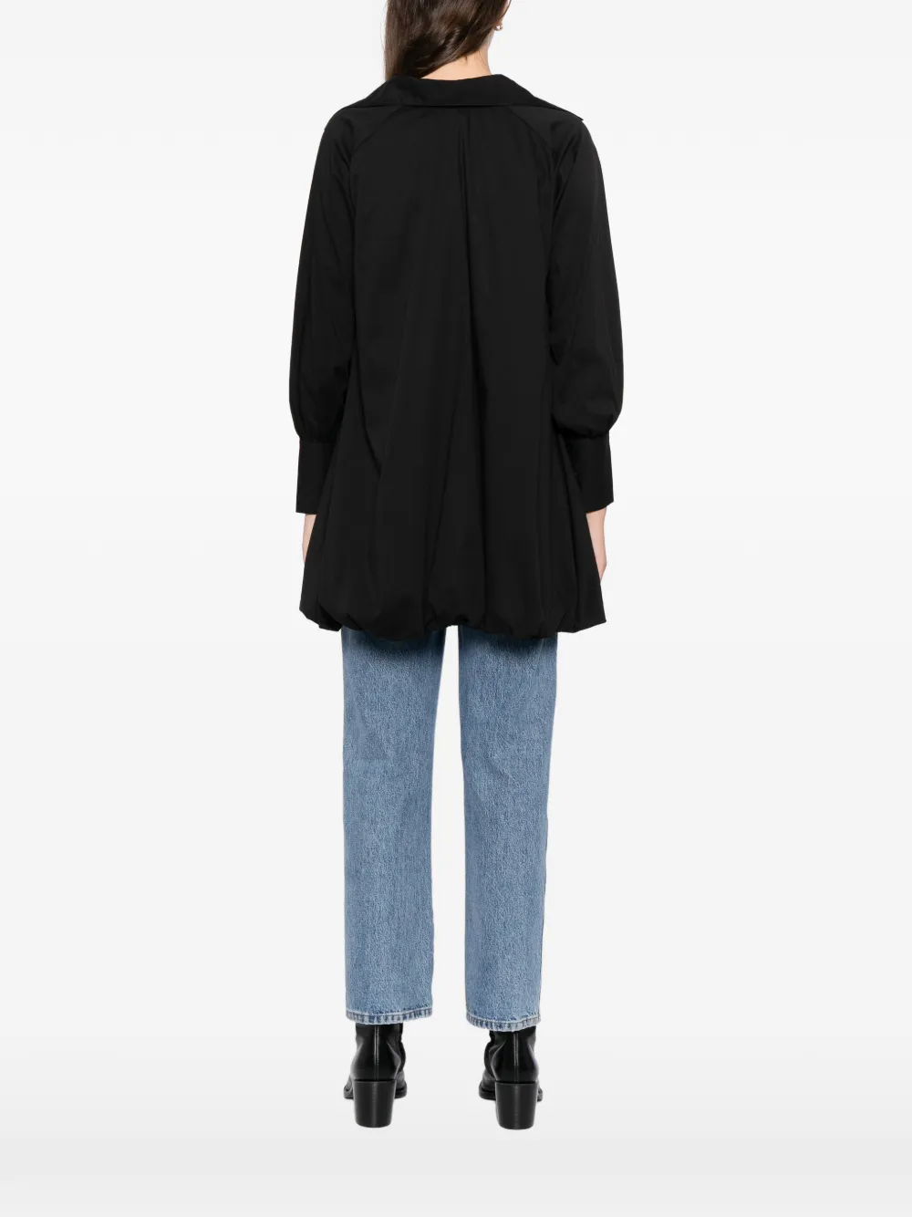 Blaklace Long-sleeved Top In Black