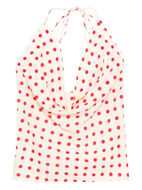 BLAKLACE polka-dot top