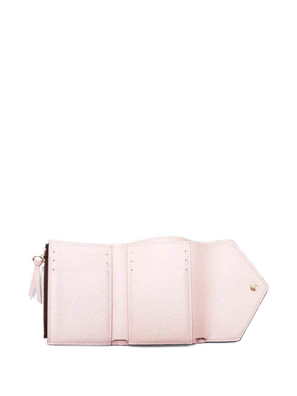 LOUIS VUITTON Pre-owned 2021-2025 Victorine Monogram Canvas Wallet In Brown