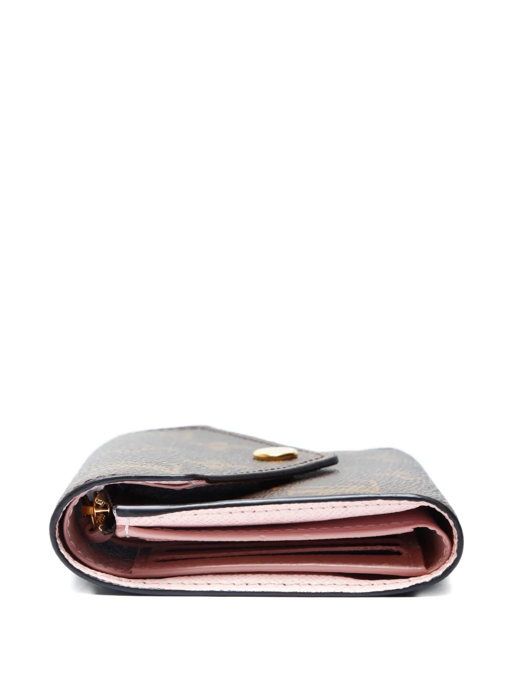 LOUIS VUITTON Pre-owned 2021-2025 Victorine Monogram Canvas Wallet In Brown