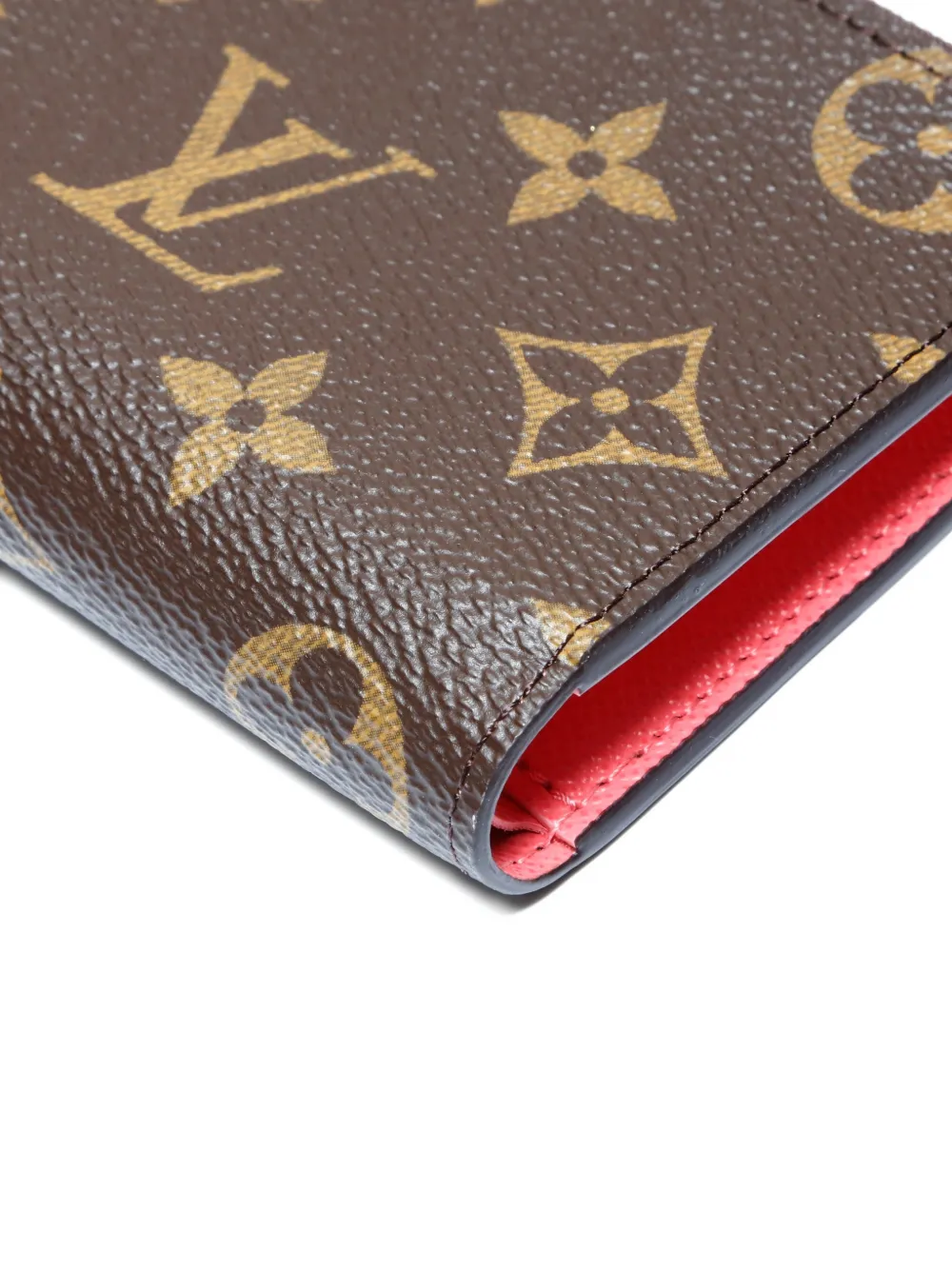 LOUIS VUITTON Pre-owned 2021-2025 Lisa Monogram Zip Wallet In Brown