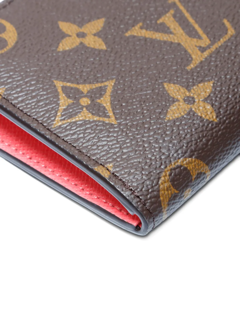 Pre-owned Louis Vuitton 2021-2025 Noa Monogram Canvas Wallet In Brown