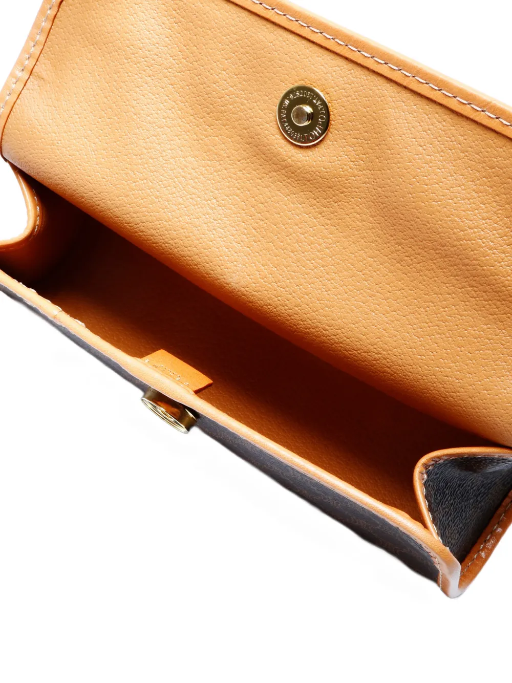 CELINE Pre-owned 1990s Macadam Logo-plaque Pouch In Brown