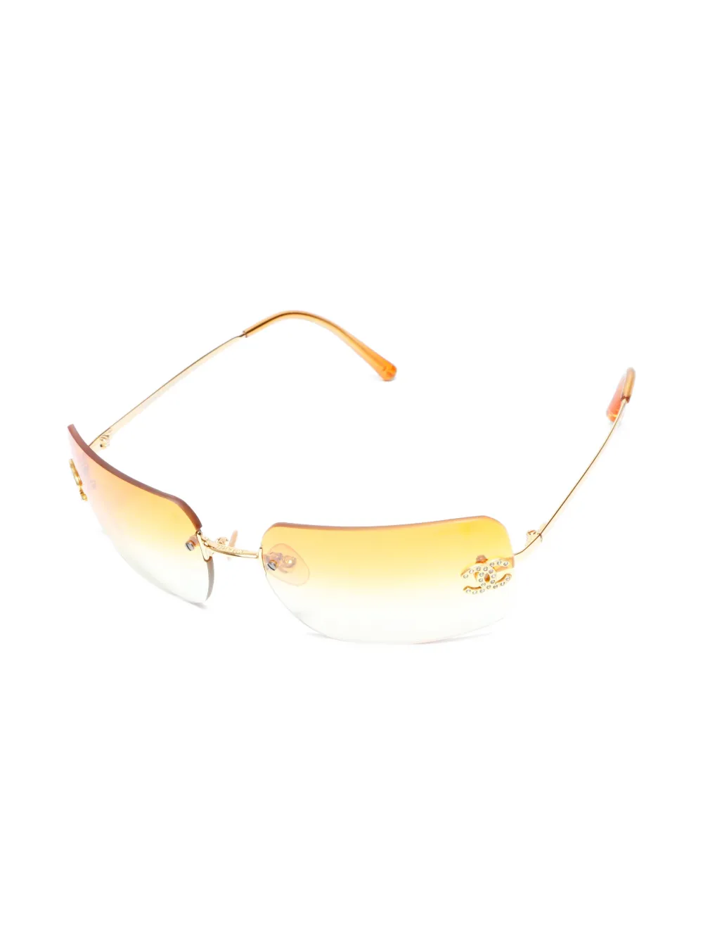 CHANEL Pre-Owned 2000s Coco Mark sunglasses | Image 2
