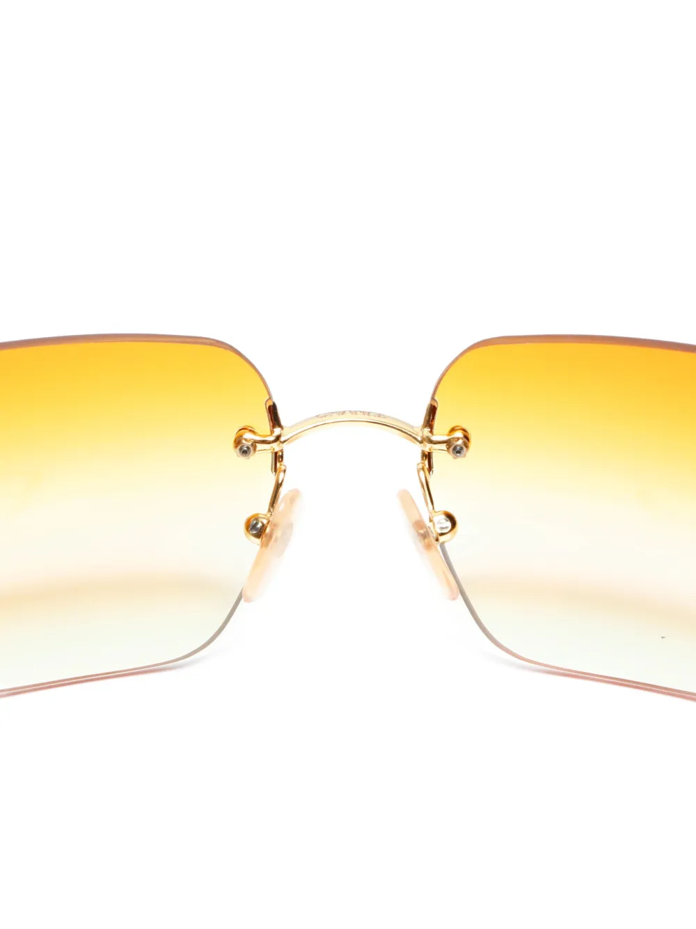 CHANEL Pre-owned 2000s Coco Mark Sunglasses In Orange