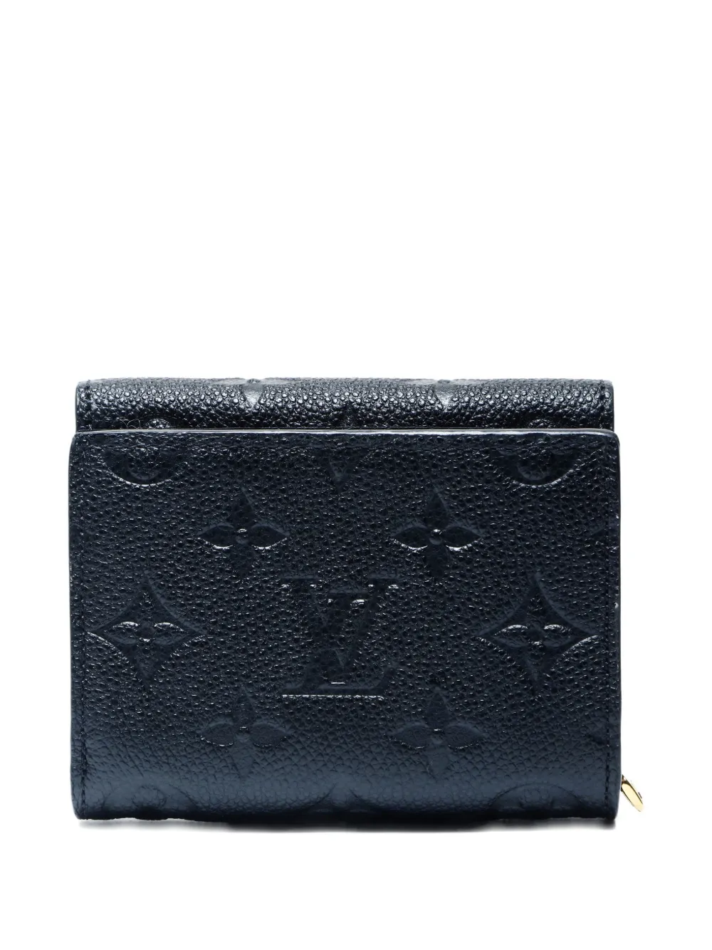 Pre-owned Louis Vuitton 2021-2025 Métis Empreinte Leather Wallet In Black