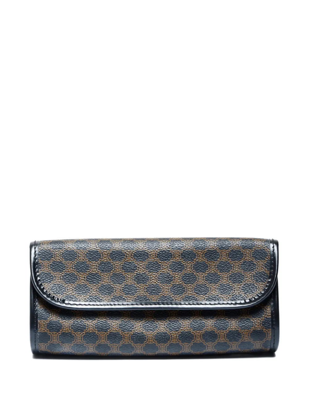 Celine Pre-Owned 1990s Macadam pattern pouch | Black | Image 1