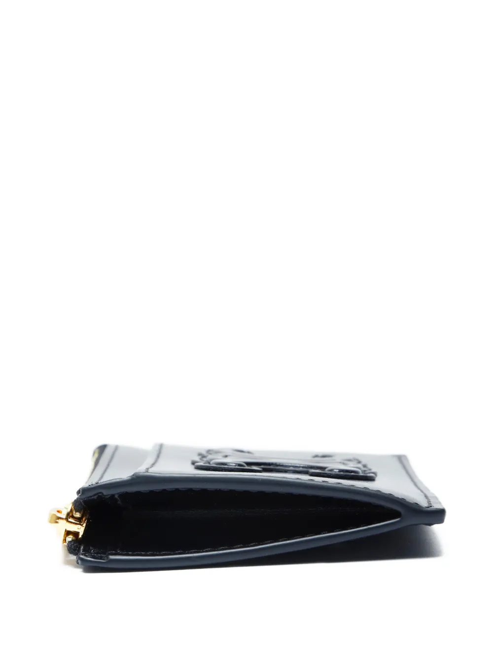 CELINE Pre-owned 2020-2025 Triomphe Leather Cardholder In Black