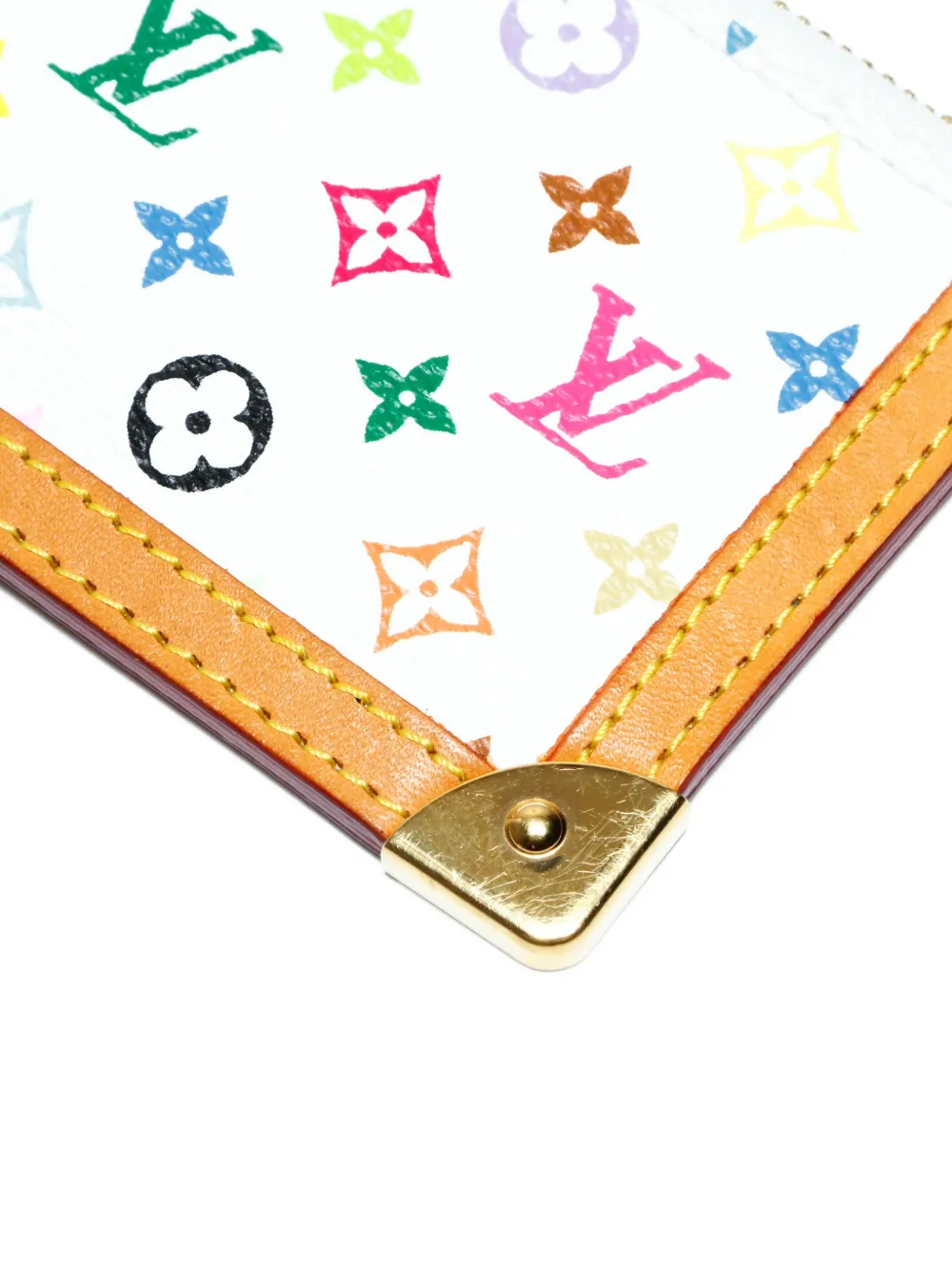 LOUIS VUITTON Pre-owned X Takashi Murakami 2004 Wallet In White
