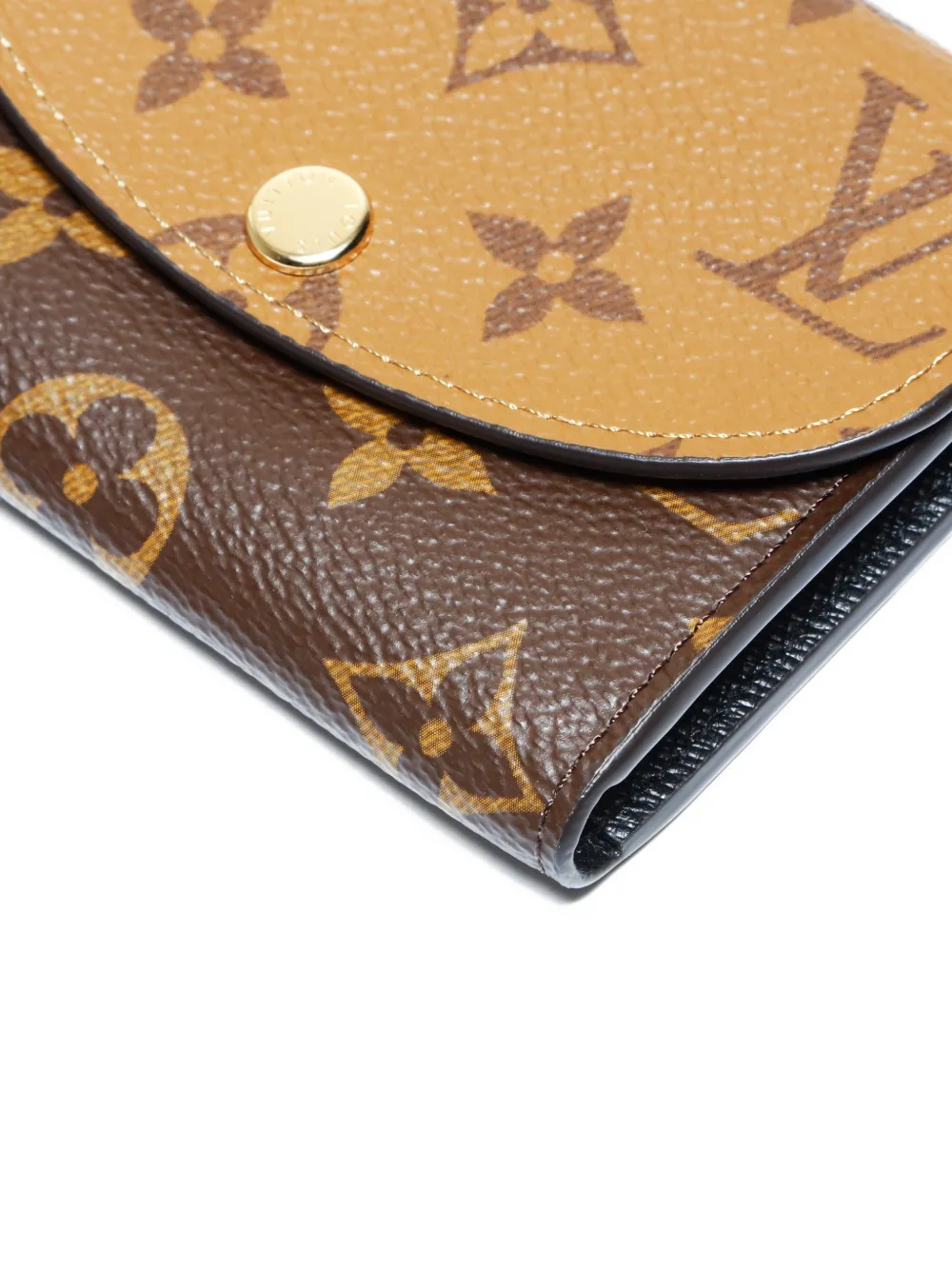 LOUIS VUITTON Pre-owned 2021-2025 Rosalie Monogram Wallet In Brown