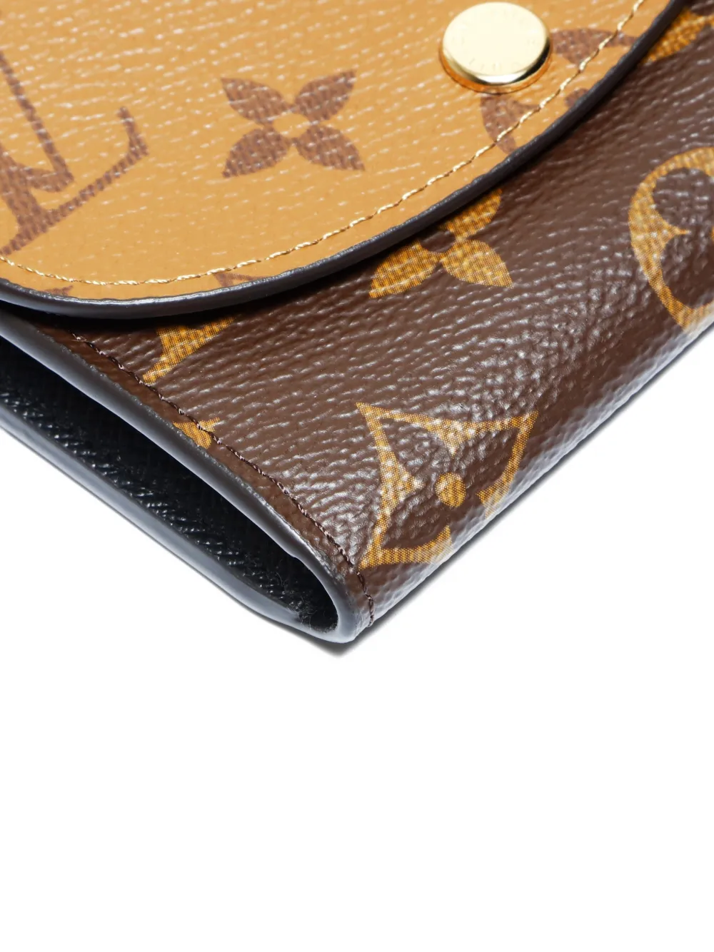 LOUIS VUITTON Pre-owned 2021-2025 Rosalie Monogram Wallet In Brown