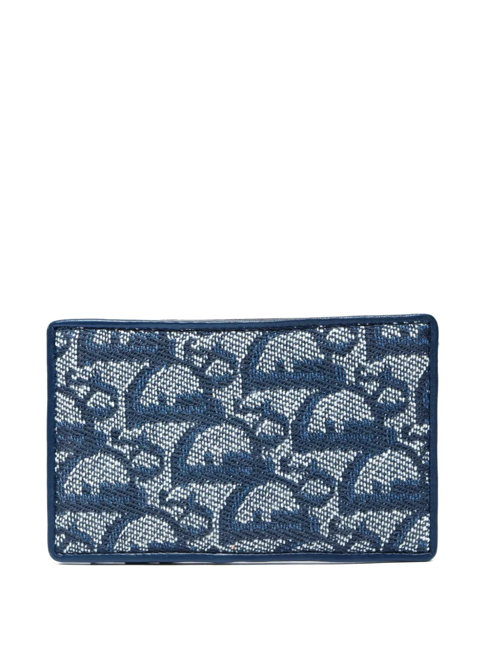 Christian Dior Pre-Owned 2000 Trotter-pattern card holder | bleu | Image 1