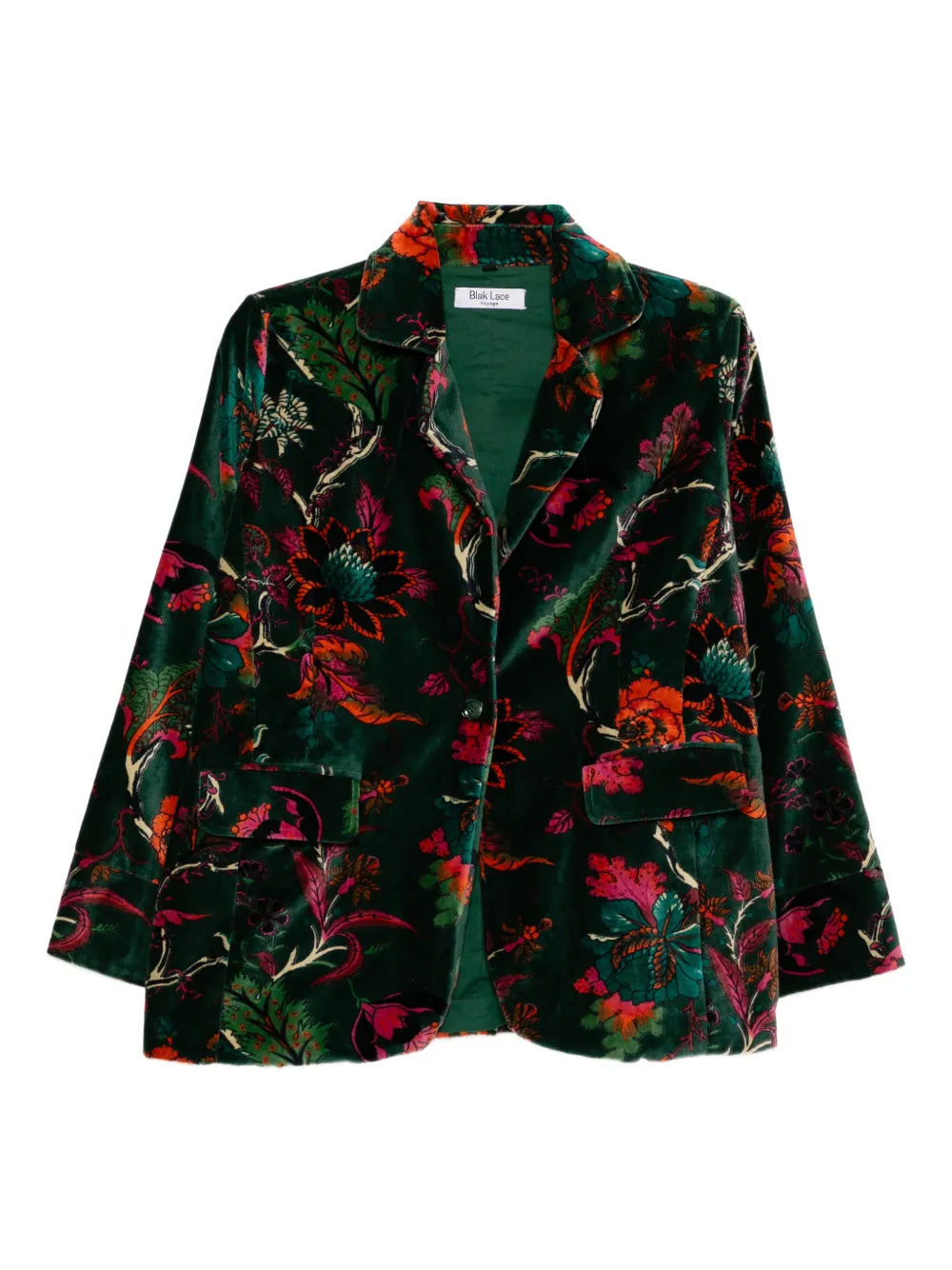BLAKLACE veste à fleurs | vert | Image 1