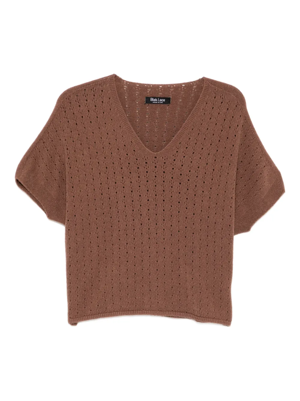 Blaklace Short-sleeved Top In Neutral