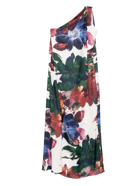 BLAKLACE one-shoulder floral dress