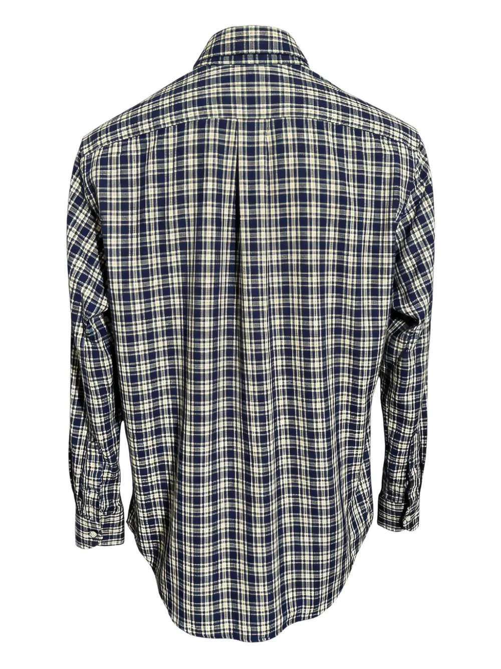 Bd Baggies Plaid-pattern Pocket-chest Shirt In Multi