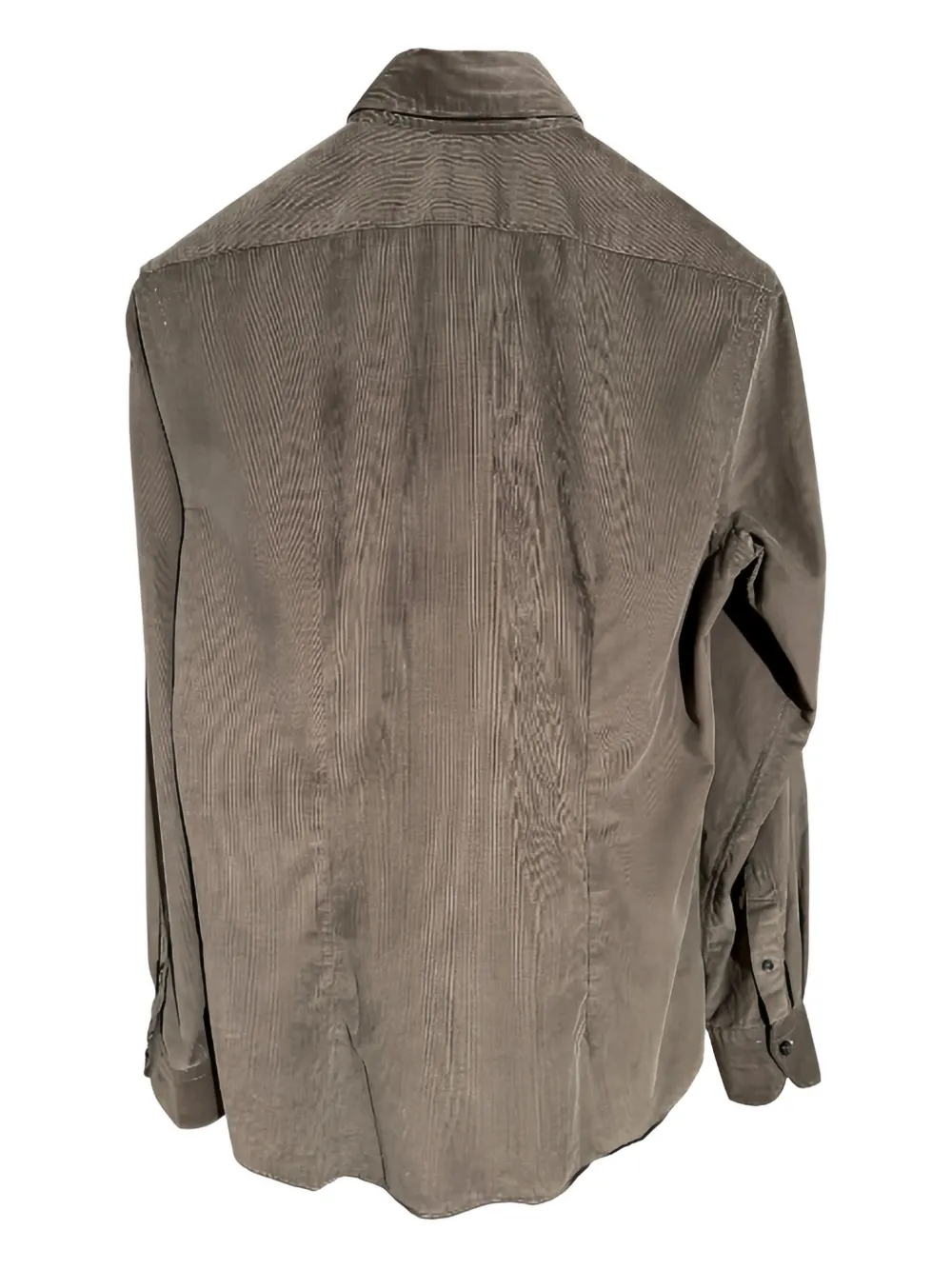 Xacus button-fastening corduroy shirt - Bruin