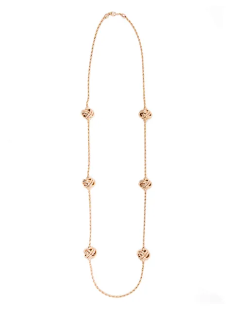 BLAKLACE collar con detalle de nudo