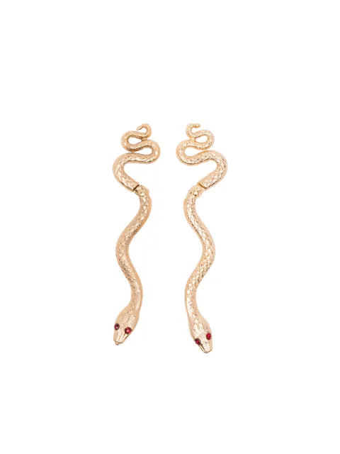 BLAKLACE snake earrings