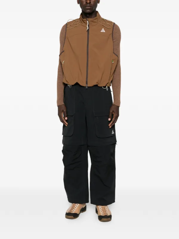 Nike ACG Death Bloom ジップベスト | ブラウン | FARFETCH JP