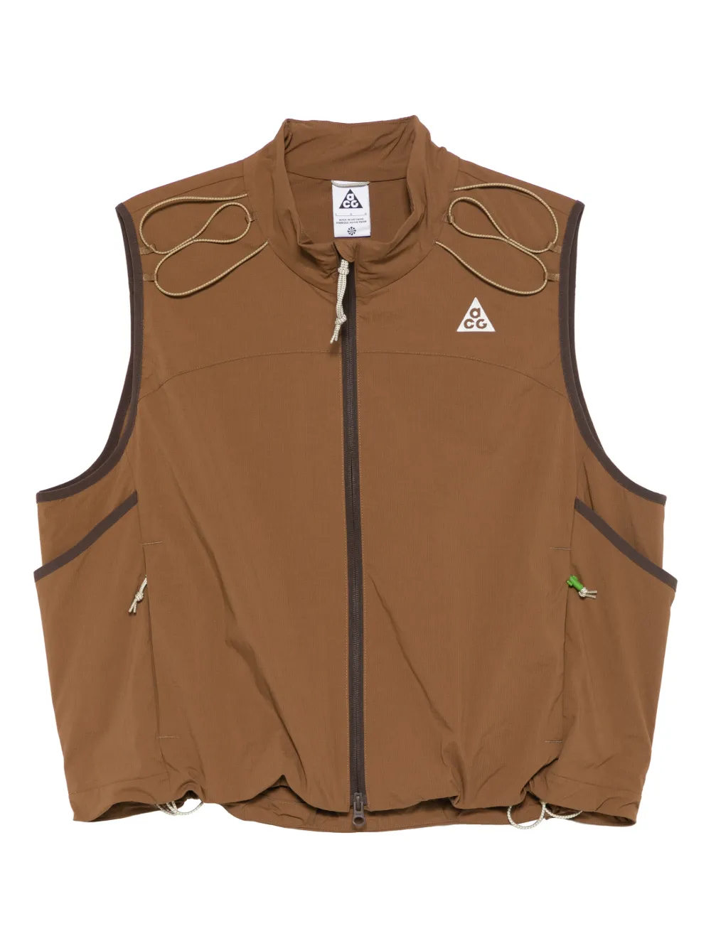 Nike ACG Death Bloom zip vest - Marrone