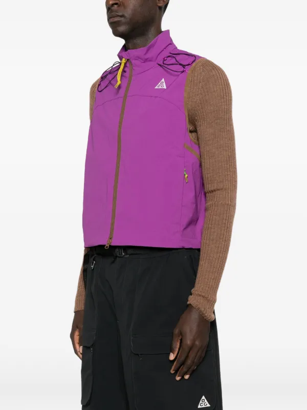 Nike ACG Death Bloom ジップ ベスト | パープル | FARFETCH JP