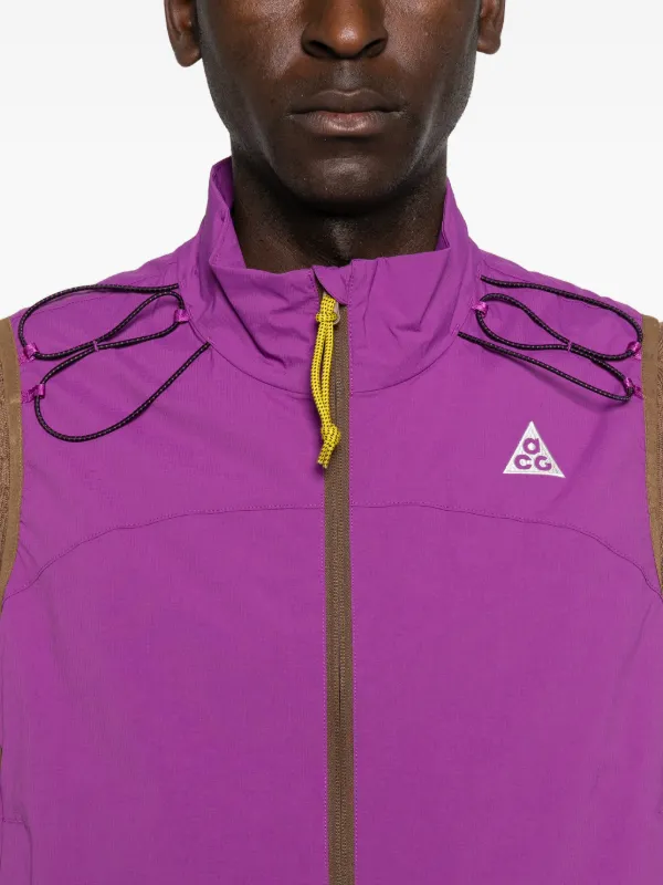 Nike ACG Death Bloom ジップ ベスト | パープル | FARFETCH JP