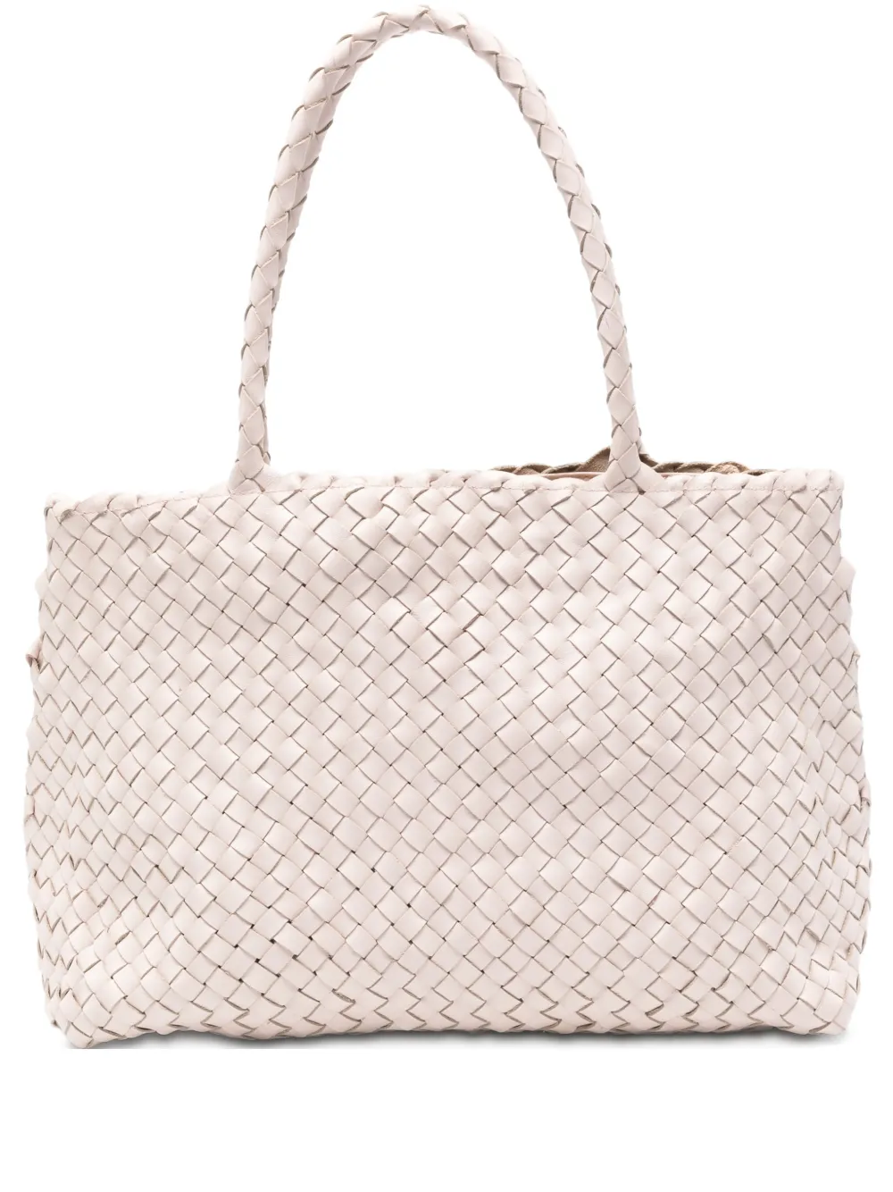 DRAGON DIFFUSION woven handle tote bag | Pink | Image 1