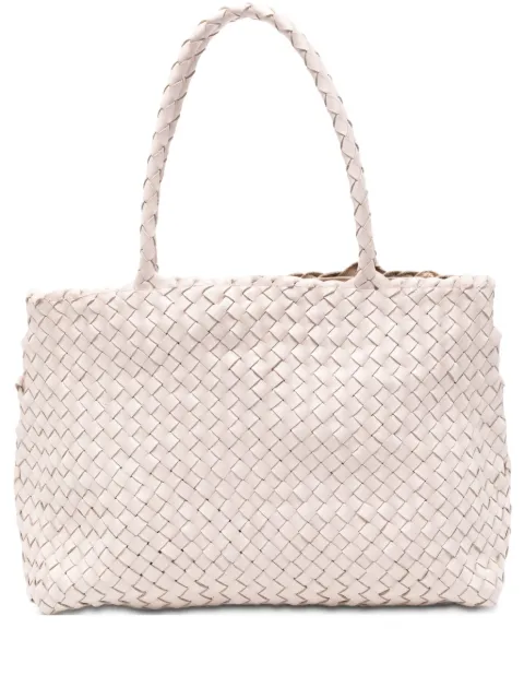DRAGON DIFFUSION woven handle tote bag