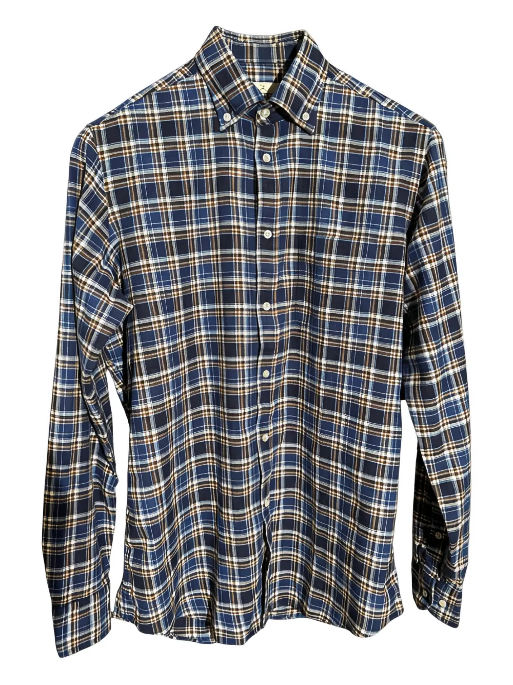 B.D. Baggies checked-pattern shirt - Blu
