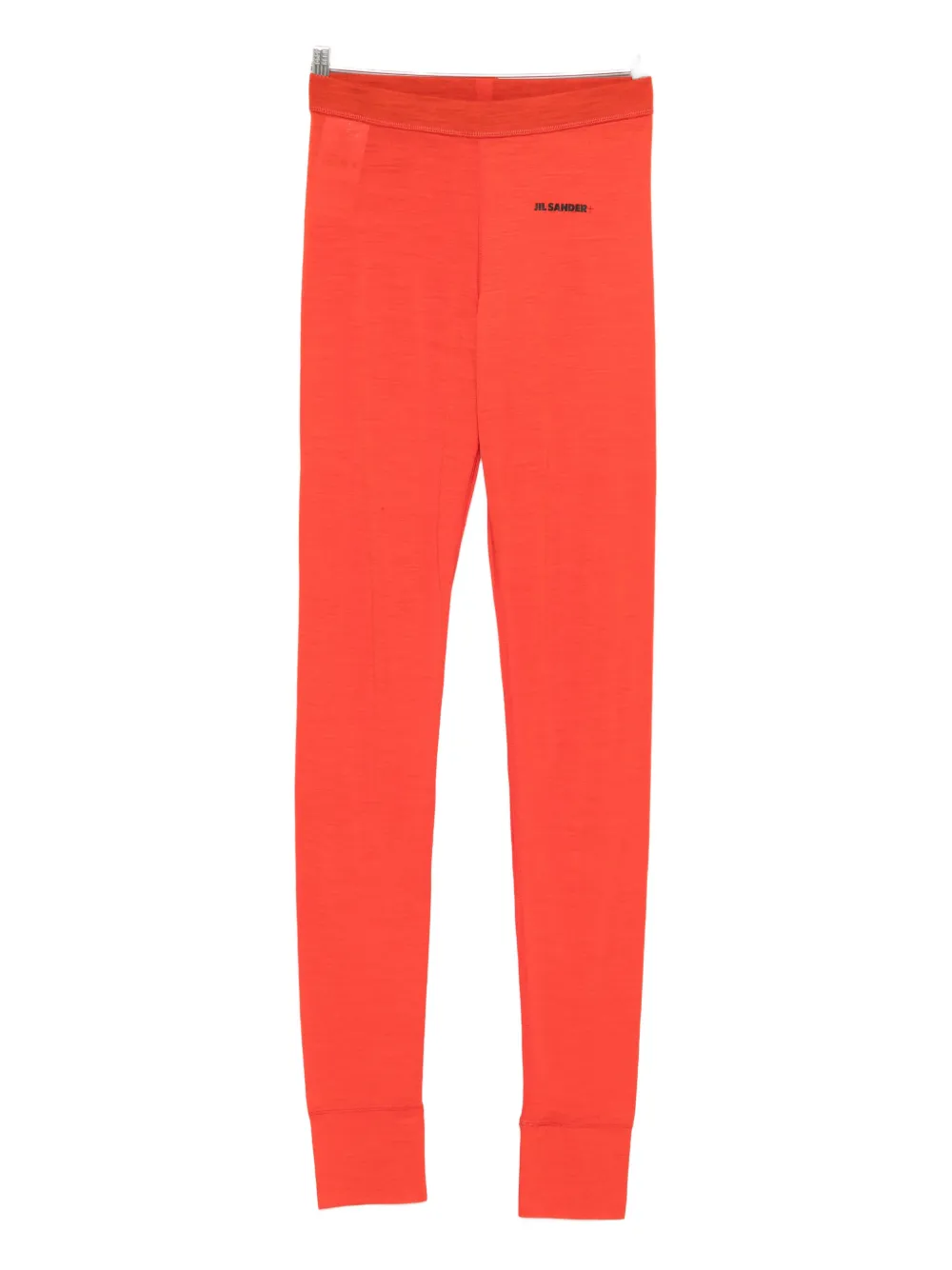 Jil Sander logo-detail elastic-waist trousers - Rosso